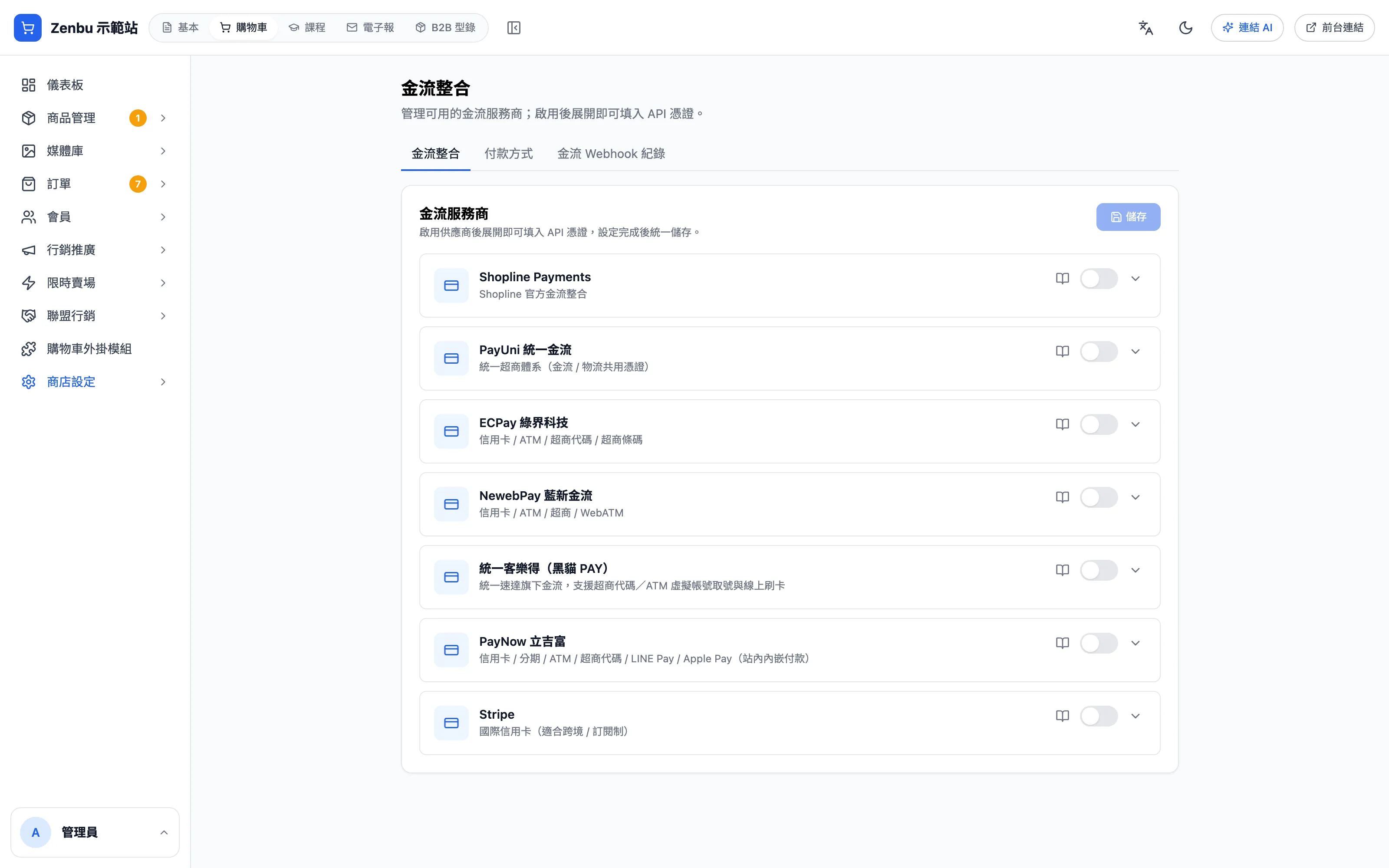 金流整合